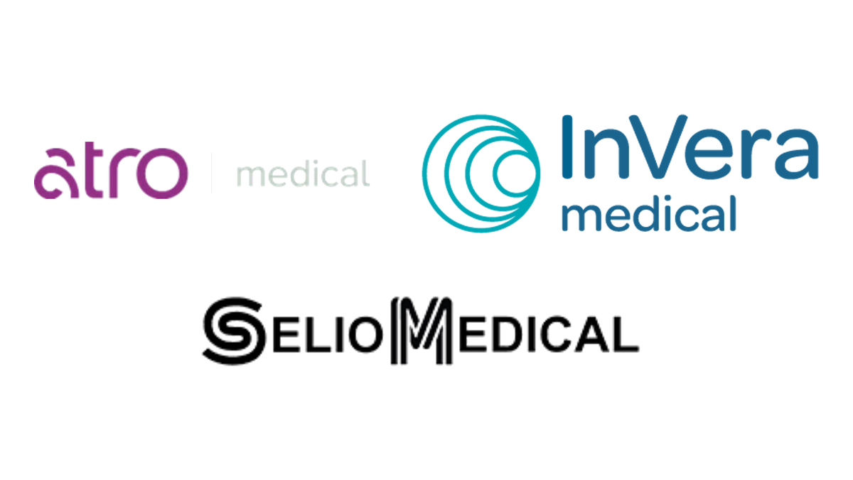 InVera Medical, Selio Medical and ATRO Medical logos