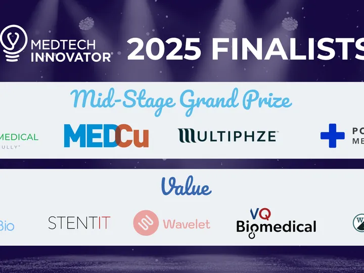 MedTech Innovator Announces 2025 Mid-Stage Prize and Value Award Finalists