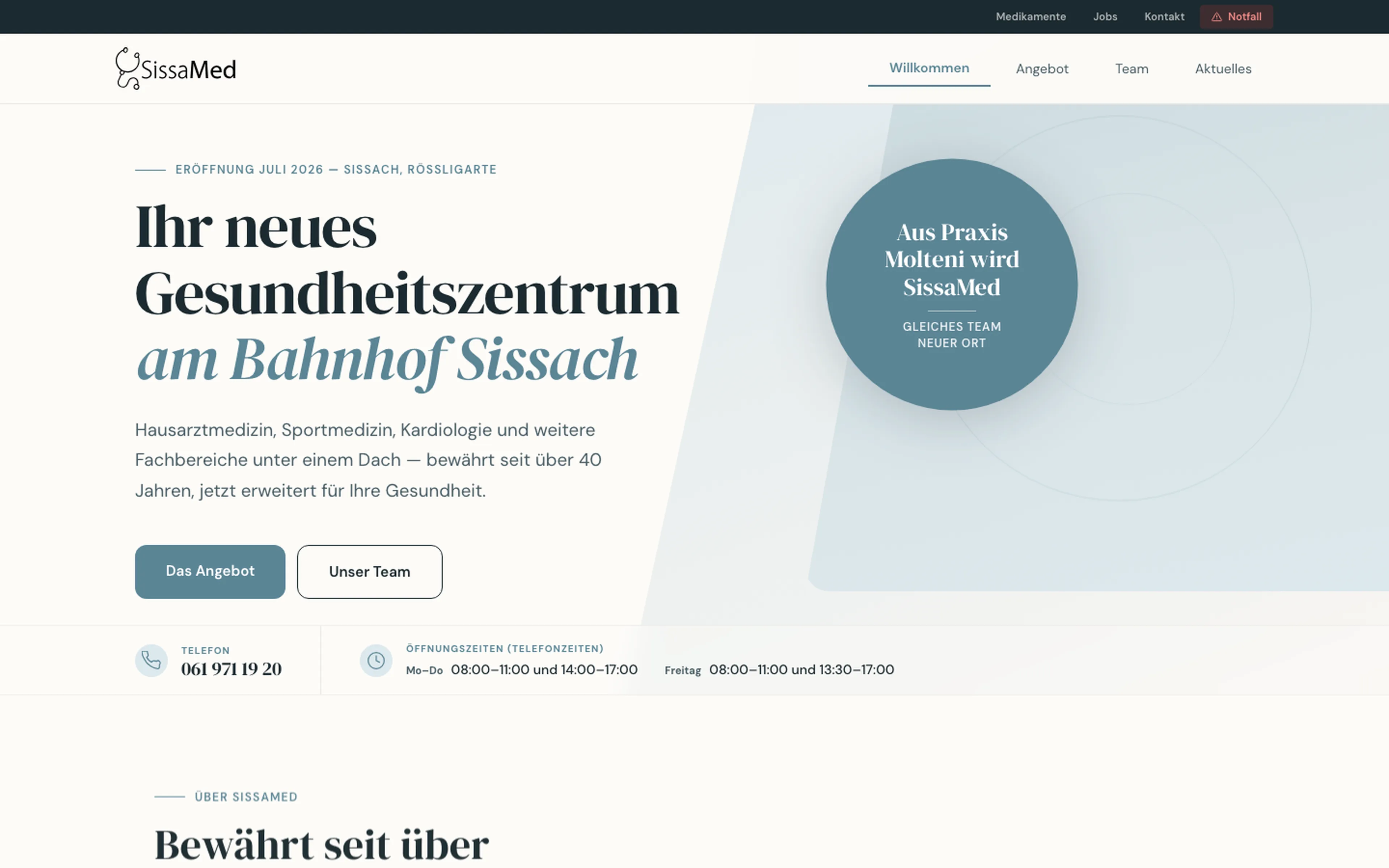 Headless Craft & Next.js für ein Gesundheitszentrum