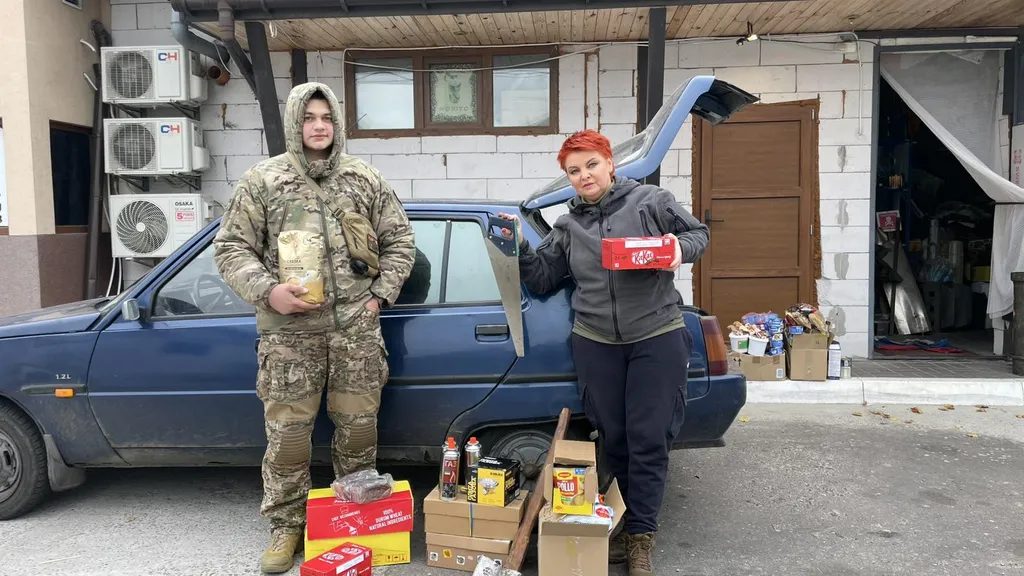Hjælpen når frem til modtagerne i Ukraine