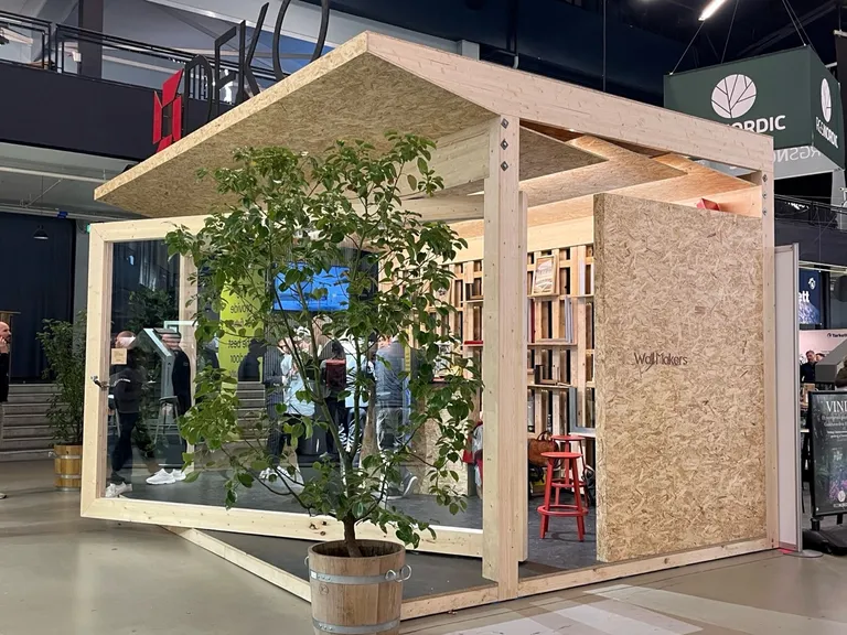 Building Green 2023 – DEKO og Wallmakers' stand med genbrugsløsninger