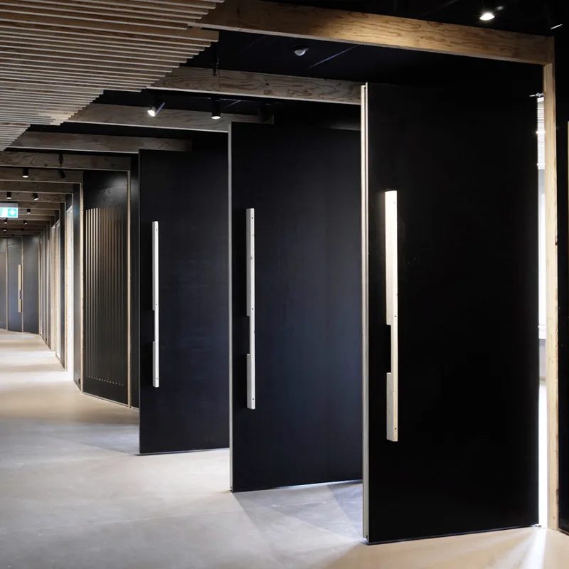 GN ReSound – DoorWall lyddøre i kontor- og lydlaboratoriemiljø