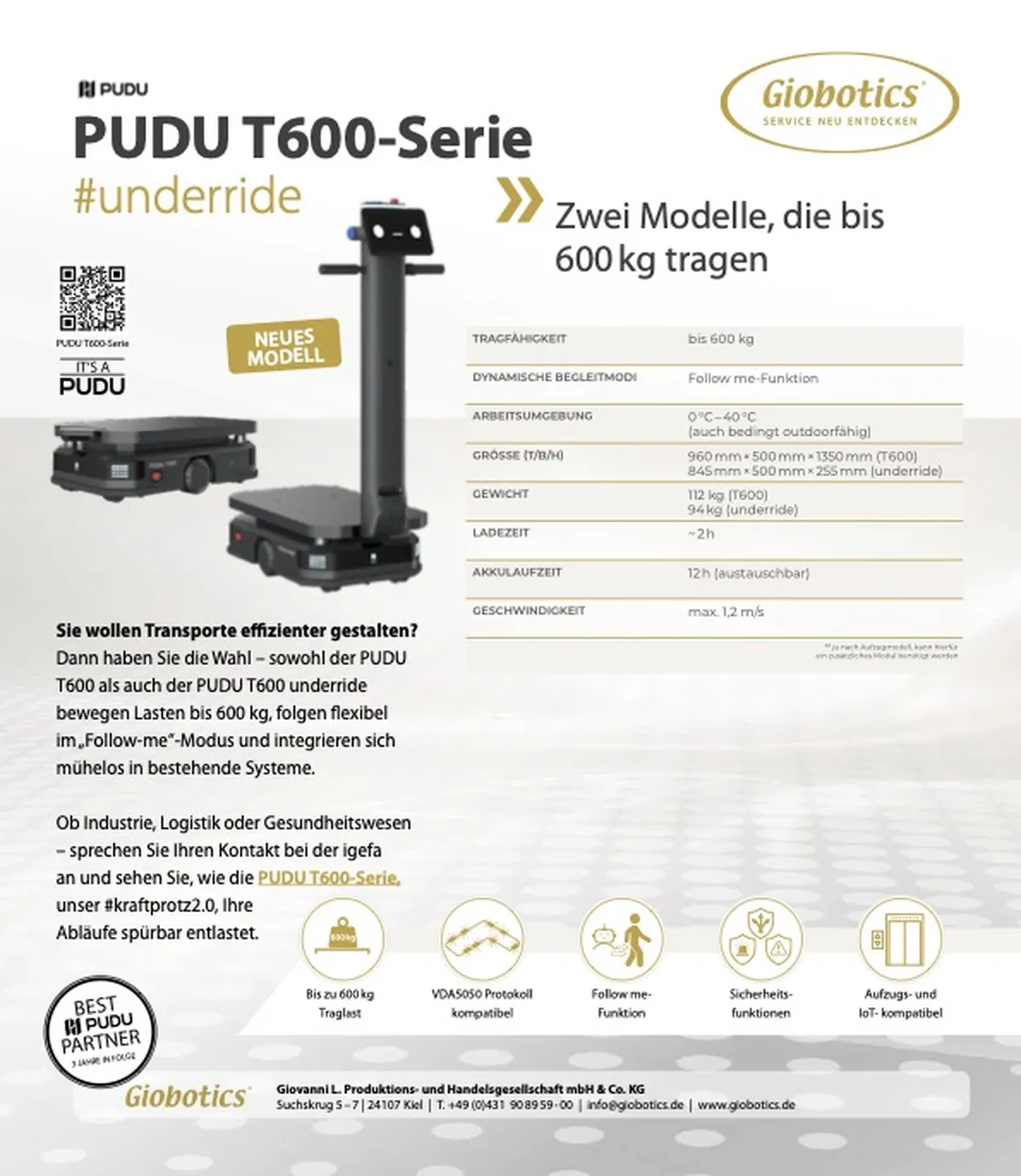 Giobotics Datenblatt T600-Serie