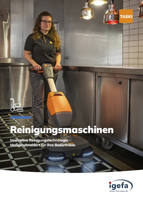 TASKI Maschinenbroschuere