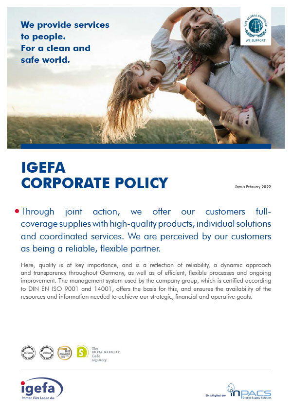 igefa Corporate Policy