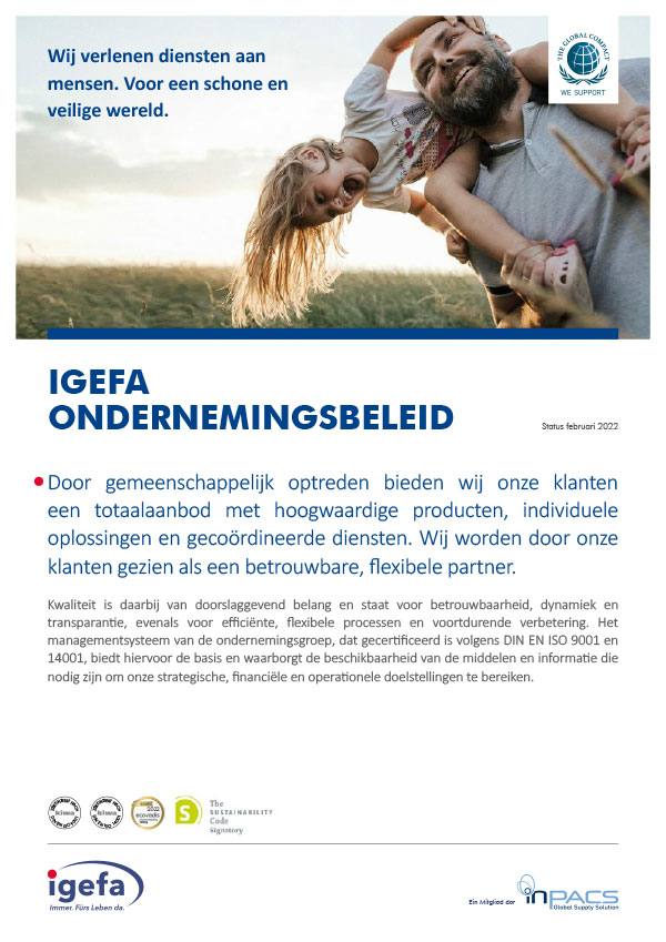 Deckblatt Ondernemingsbeleid mit Familie im Kornfeld