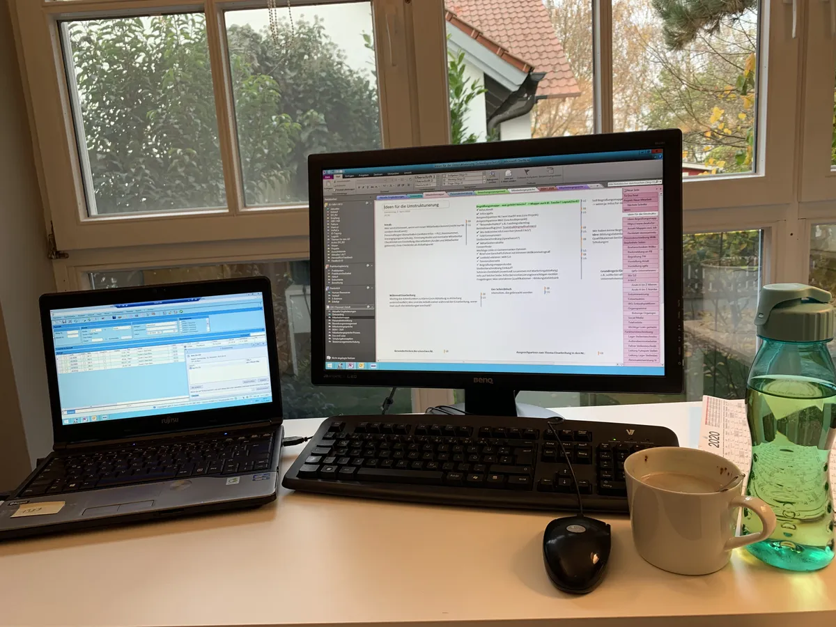 Arbeitslatz Homeoffice Mobiles Arbeiten
