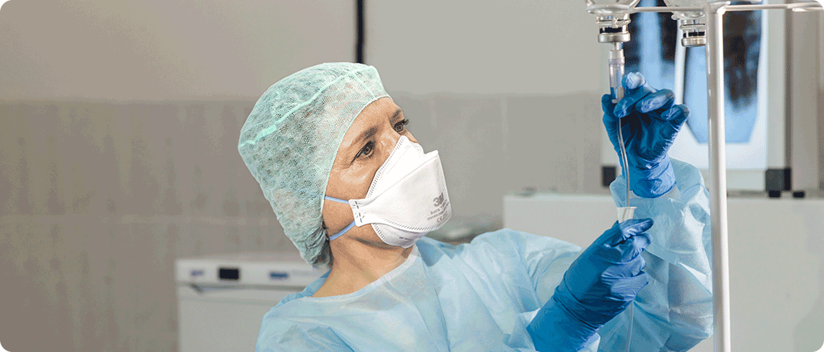 Schutzausrüstung in Krankenhäusern