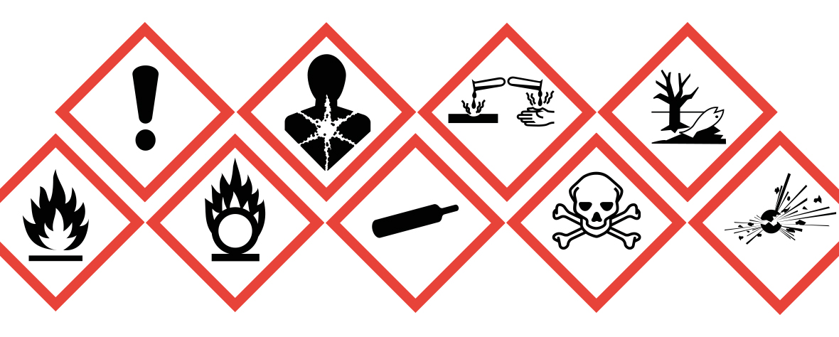 GHS Gefahrstoffsymbole