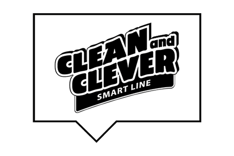 Logo CLEAN and CLEVER Smart Line in Sprechblase