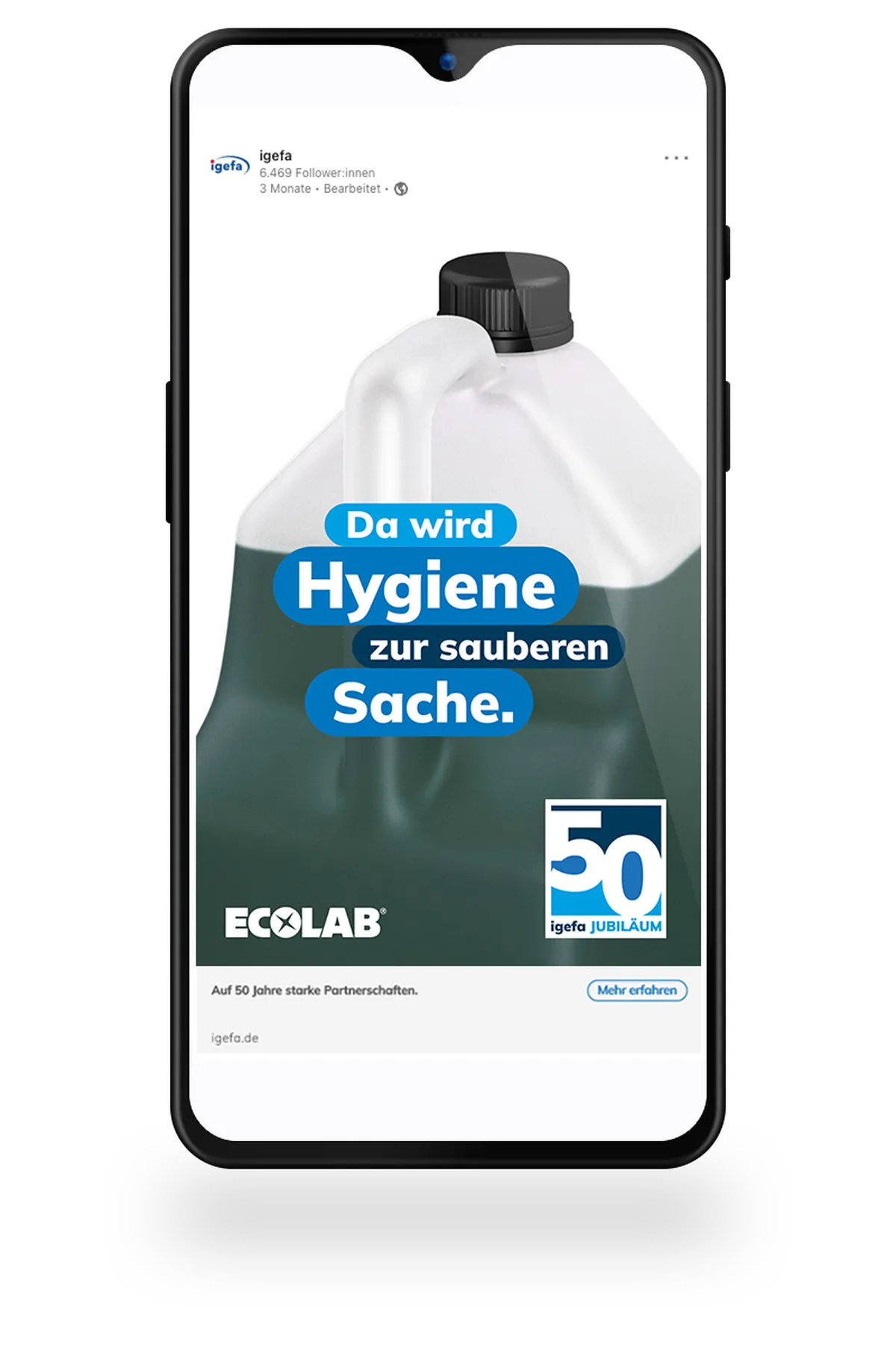50 Jahre igefa - wir feiern zusammen mit Ecolab!