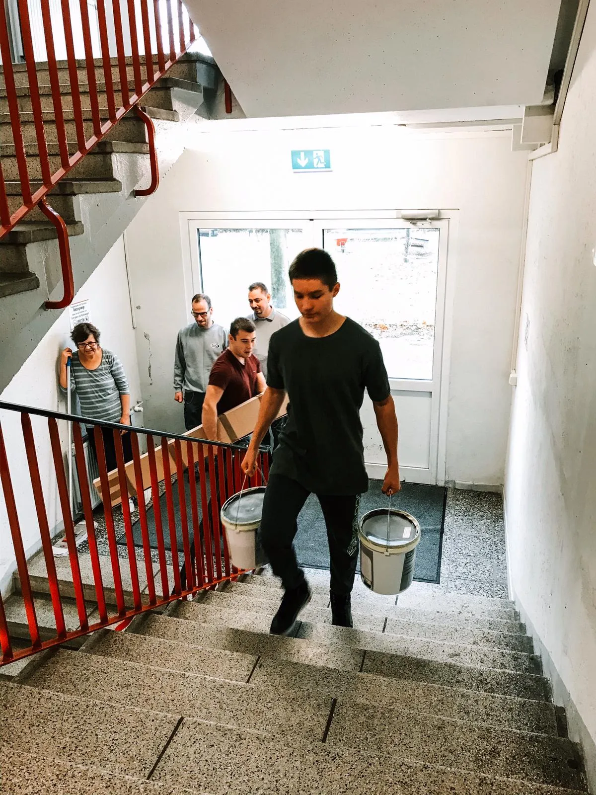 Social Day Vorbereitung WC Sanierung