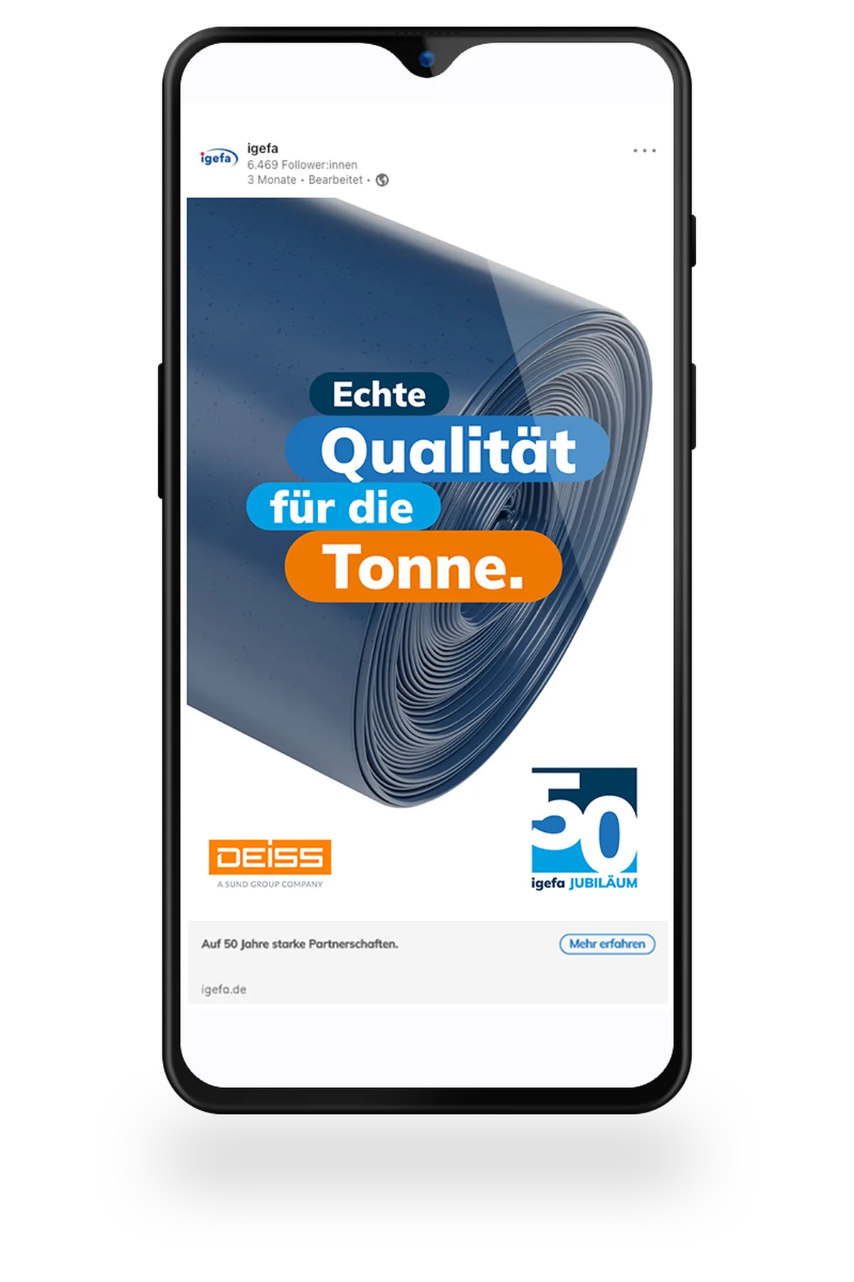 50 Jahre igefa - wir feiern zusammen mit DEISS!