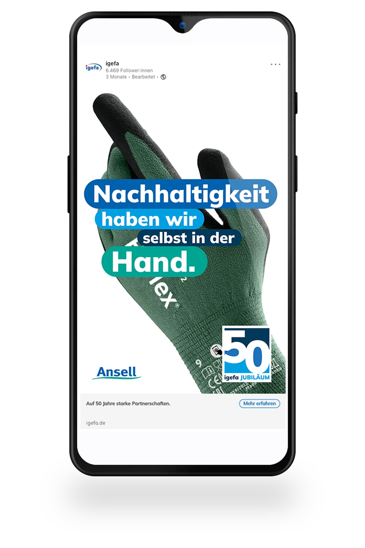 50 Jahre igefa - wir feiern zusammen mit Ansell!