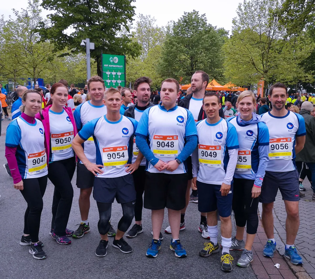 B2Run Gruppenfoto Wittrock Uhlenwinkel Bremen