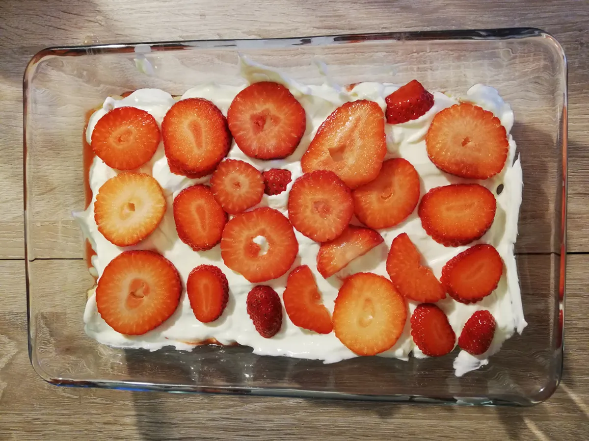 Erdbeer-Tiramisu Schritt 2