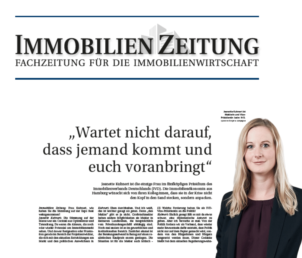 „Wartet nicht darauf, dass jemand kommt und euch voranbringt.“