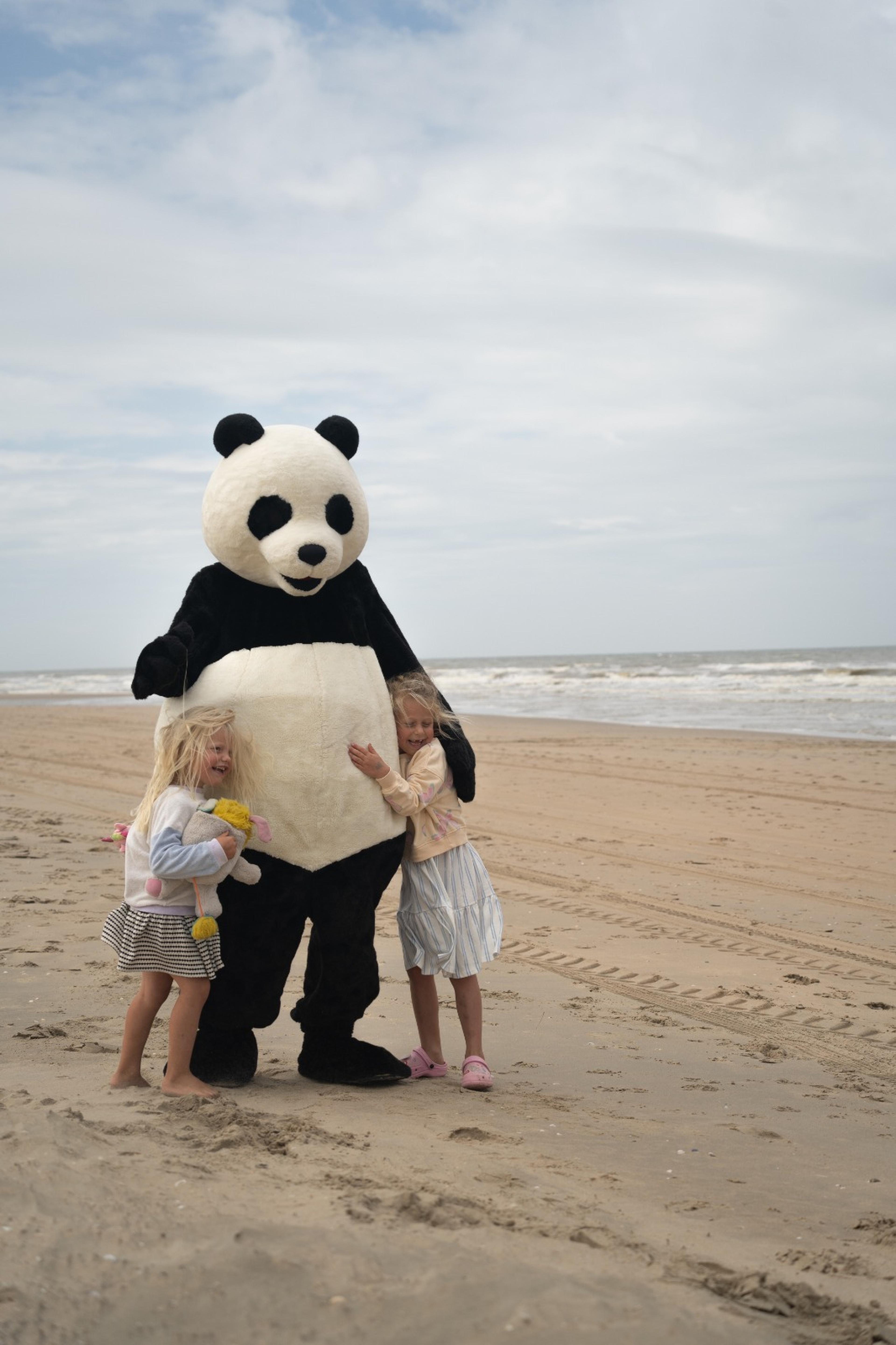 kinderen op strand