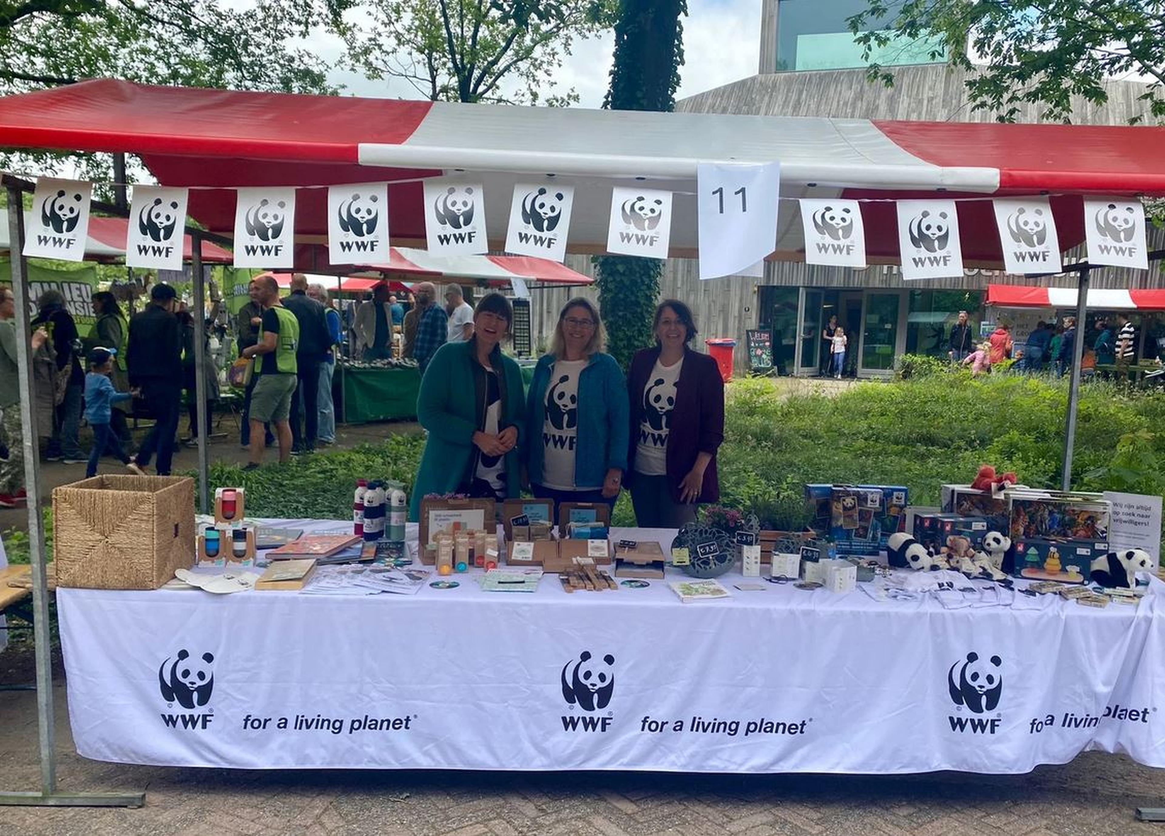 Kraam van WWF