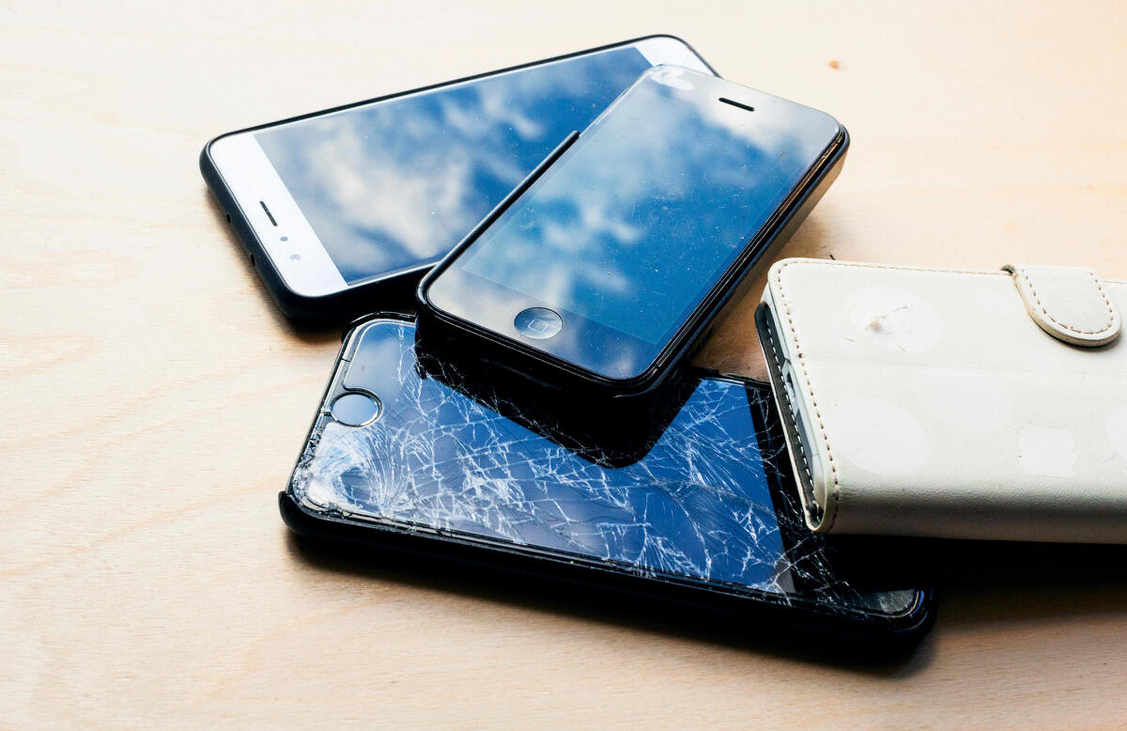 Gebruikte, kapotte mobiele telefoons, iPhone