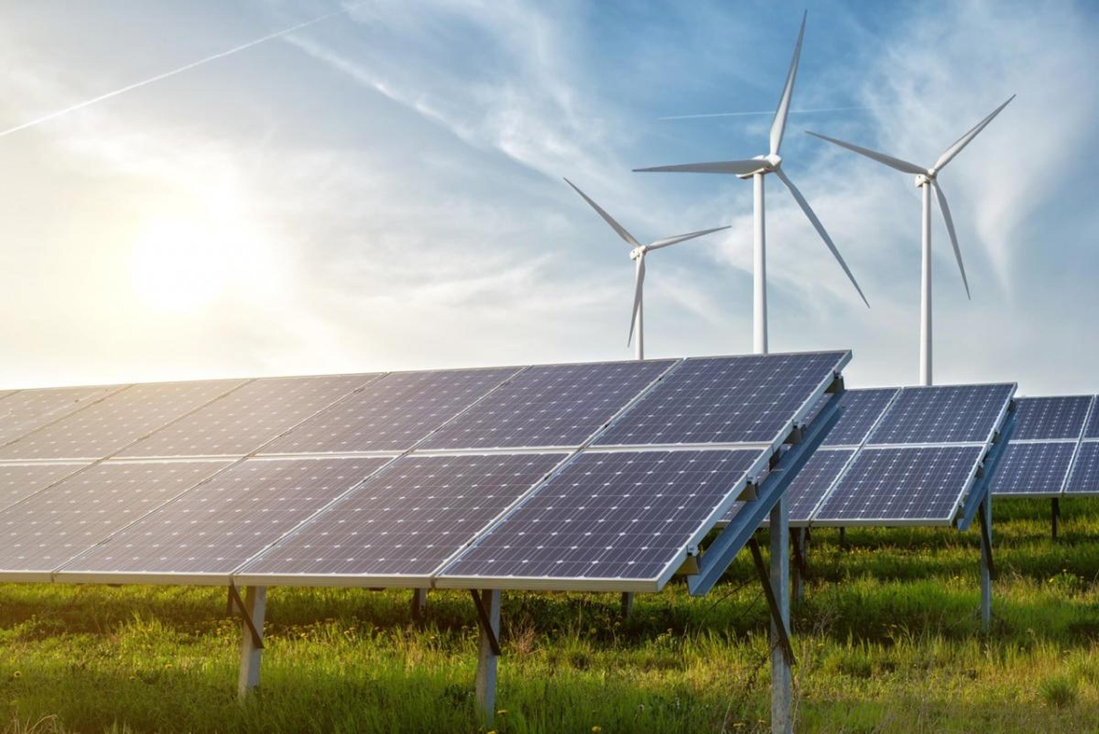 zonnepanelen en windmolens