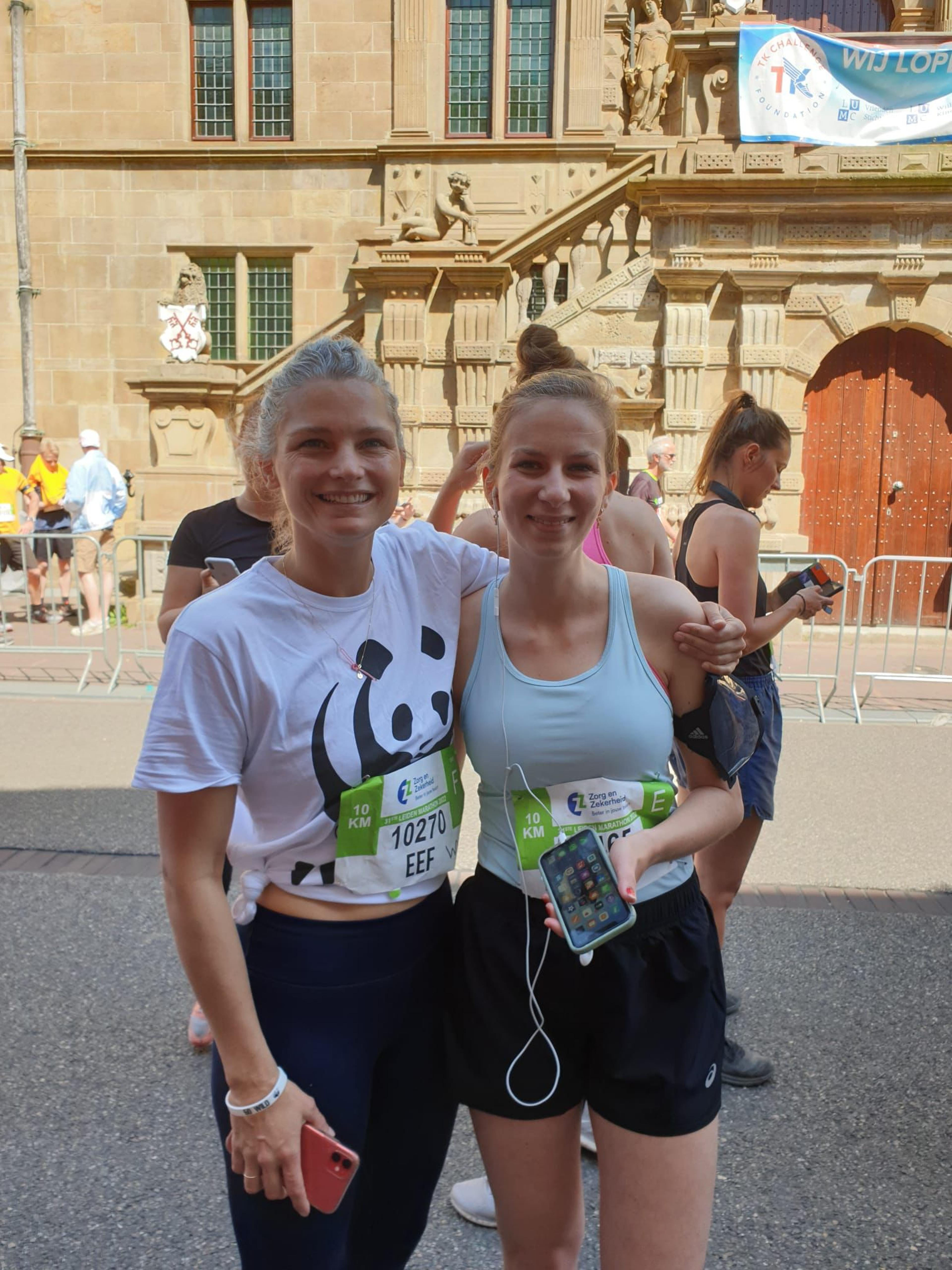 WWF-regioteam Haaglanden bij de marathon in Leiden