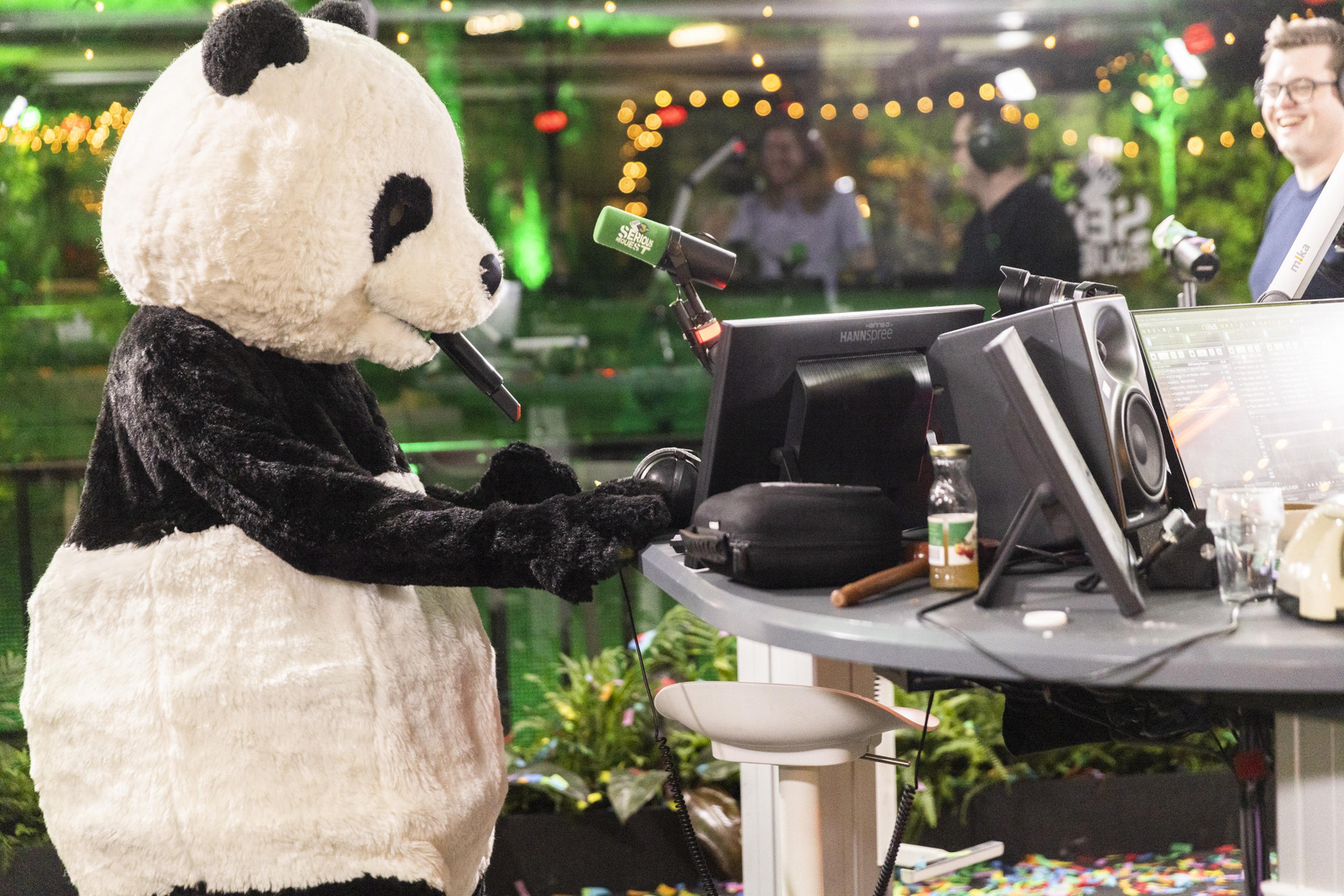 Panda in het glazen Huis