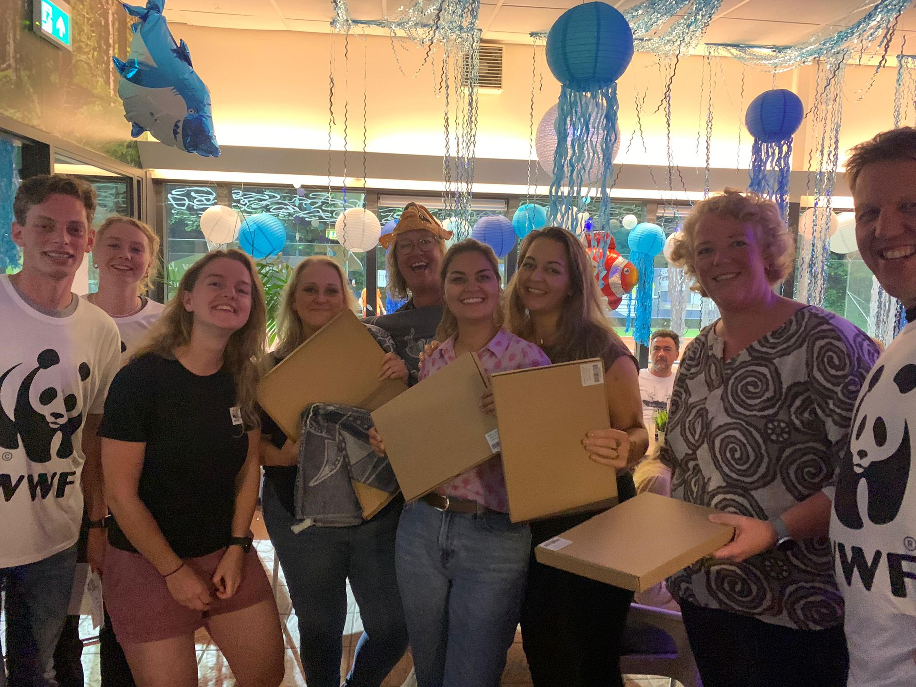 Feestelijke groepsfoto van regioteam Gelderse Vallei en Utrechtse Heuvelrug