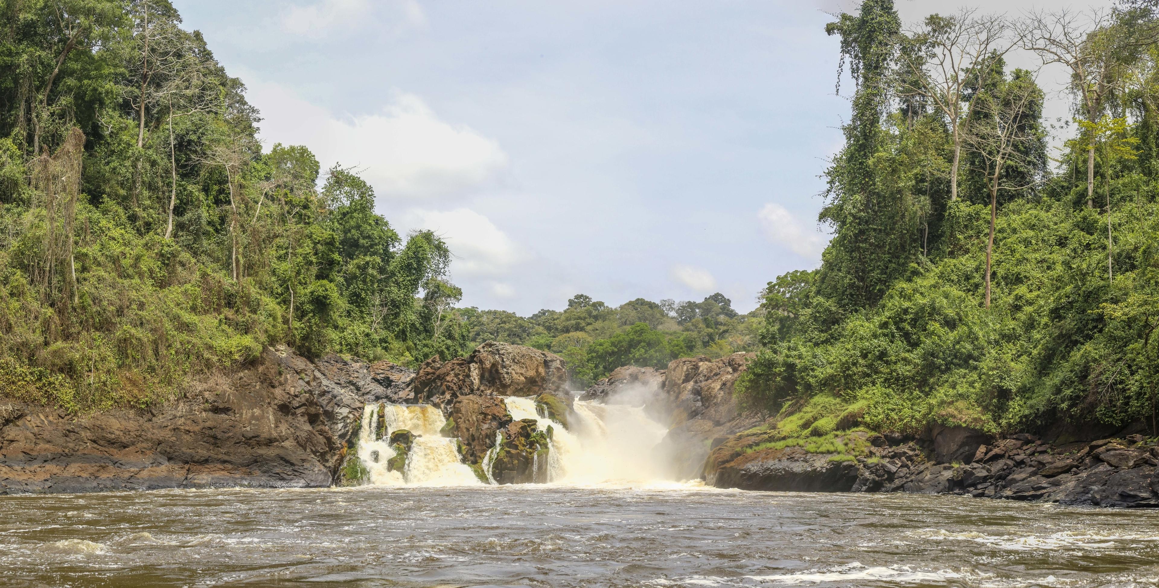 Nki Waterval in Nki National Park