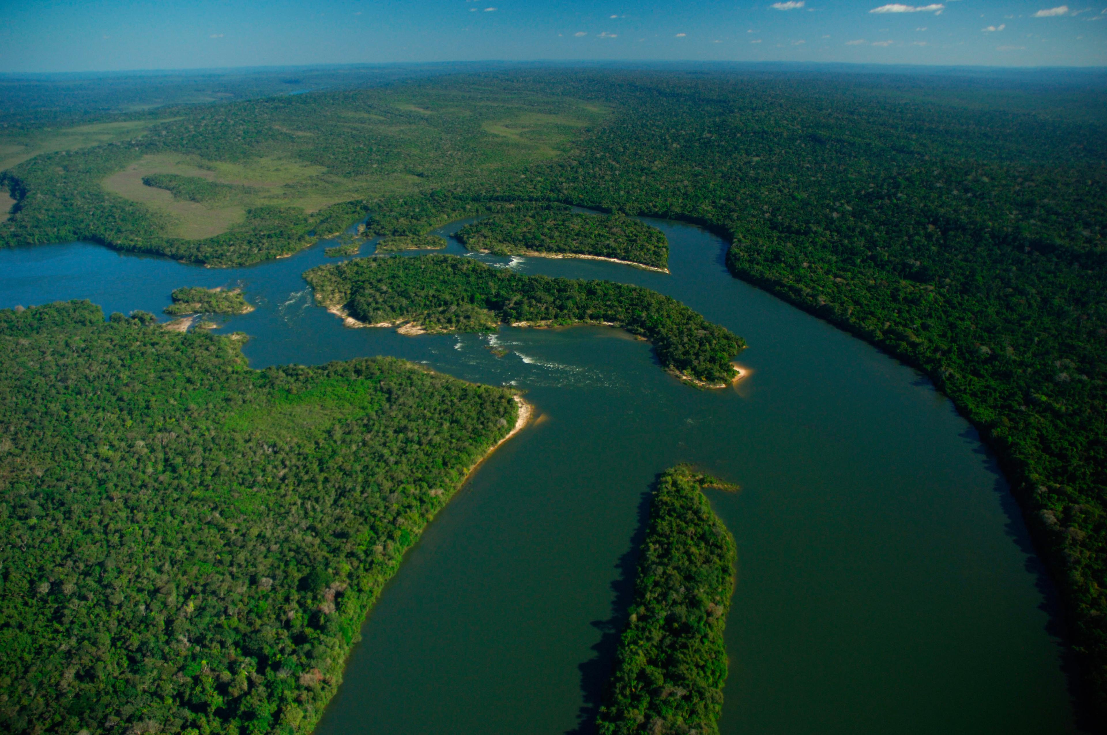 Rivier in de Amazone, Juruena national park