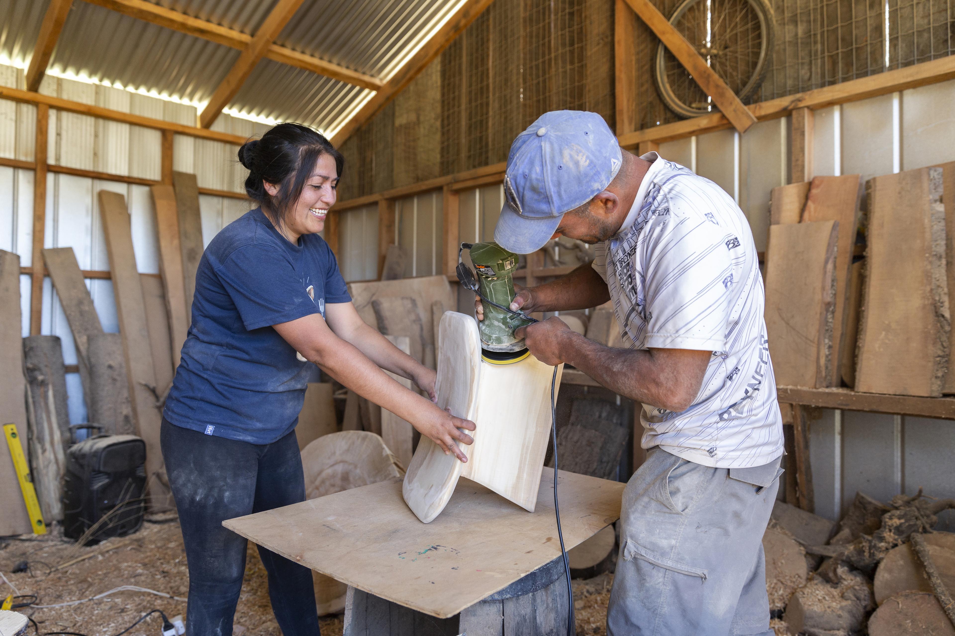 Hout bewerken
