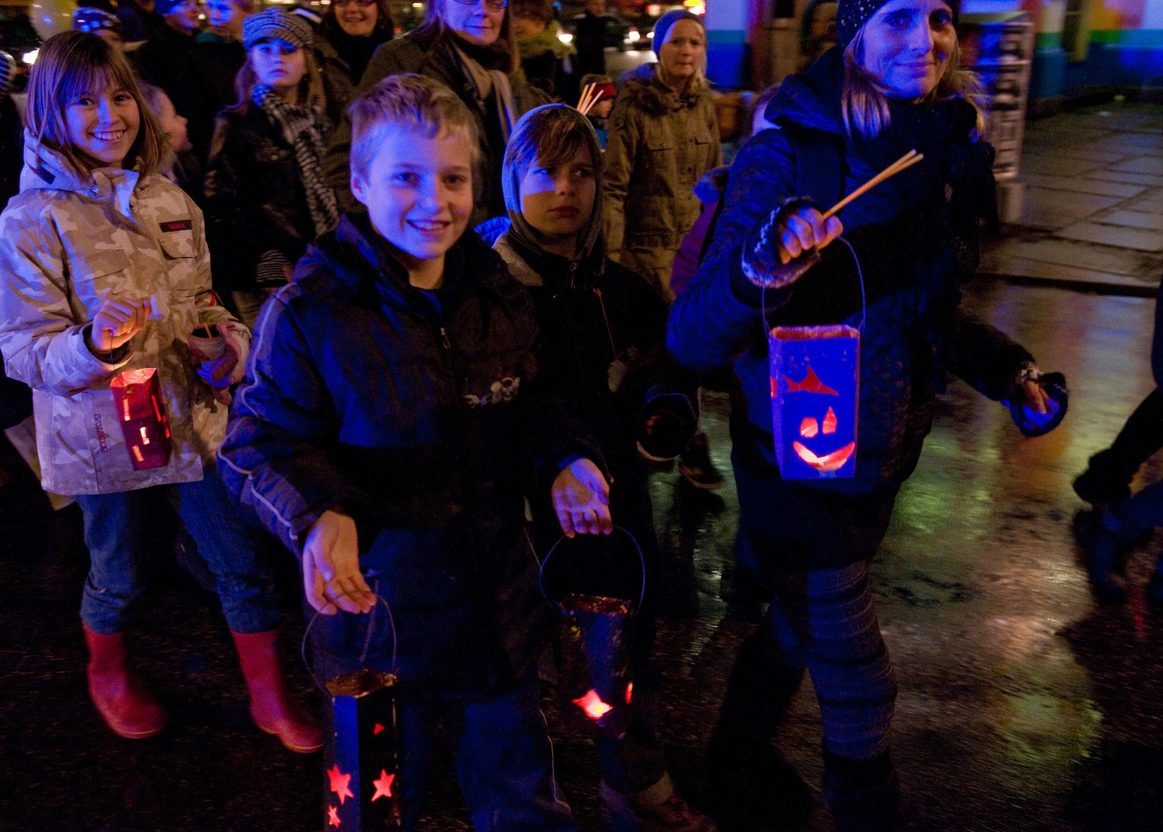 Lampionnenoptocht kinderen
