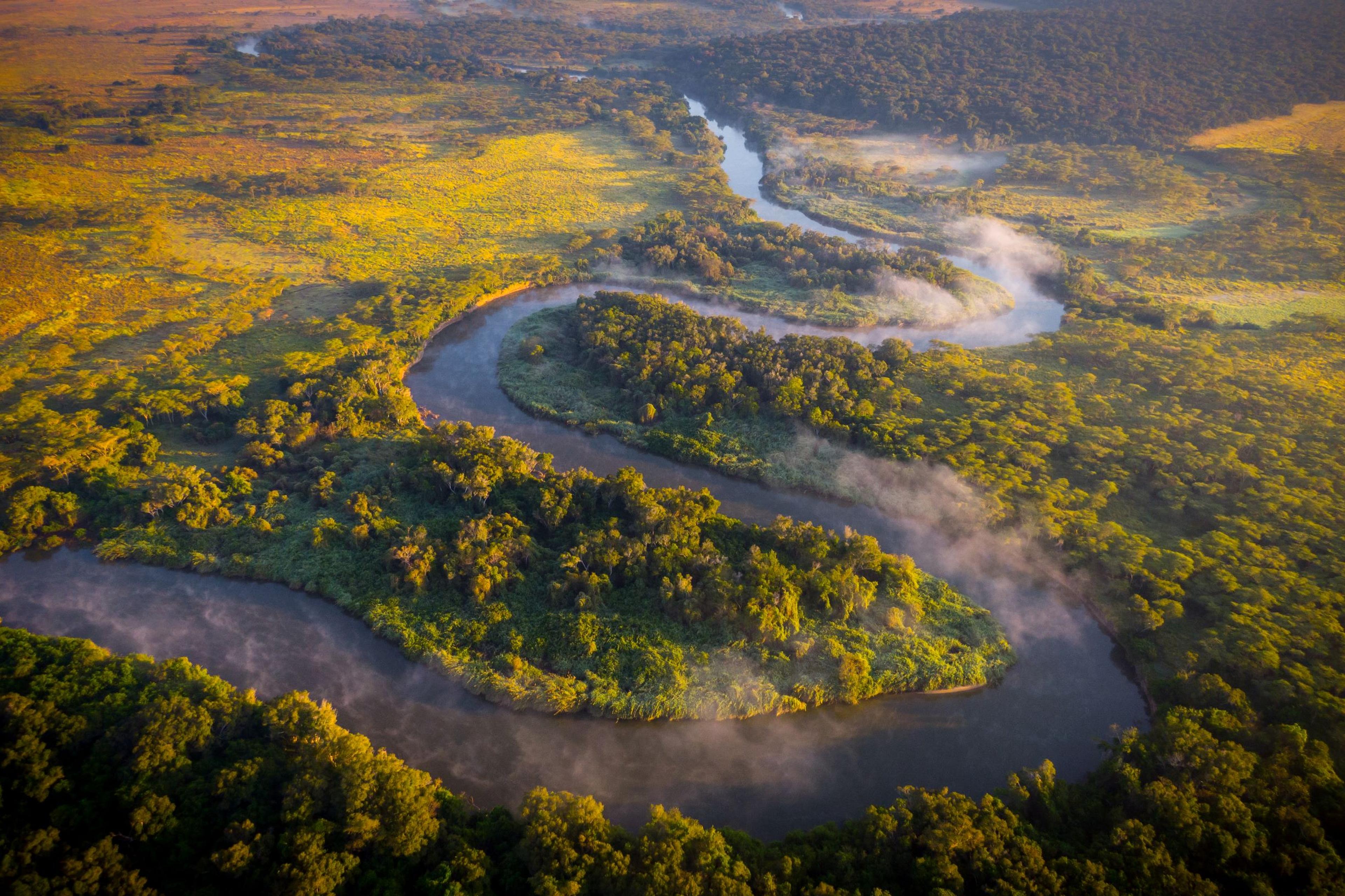 Zambezi luchtfoto