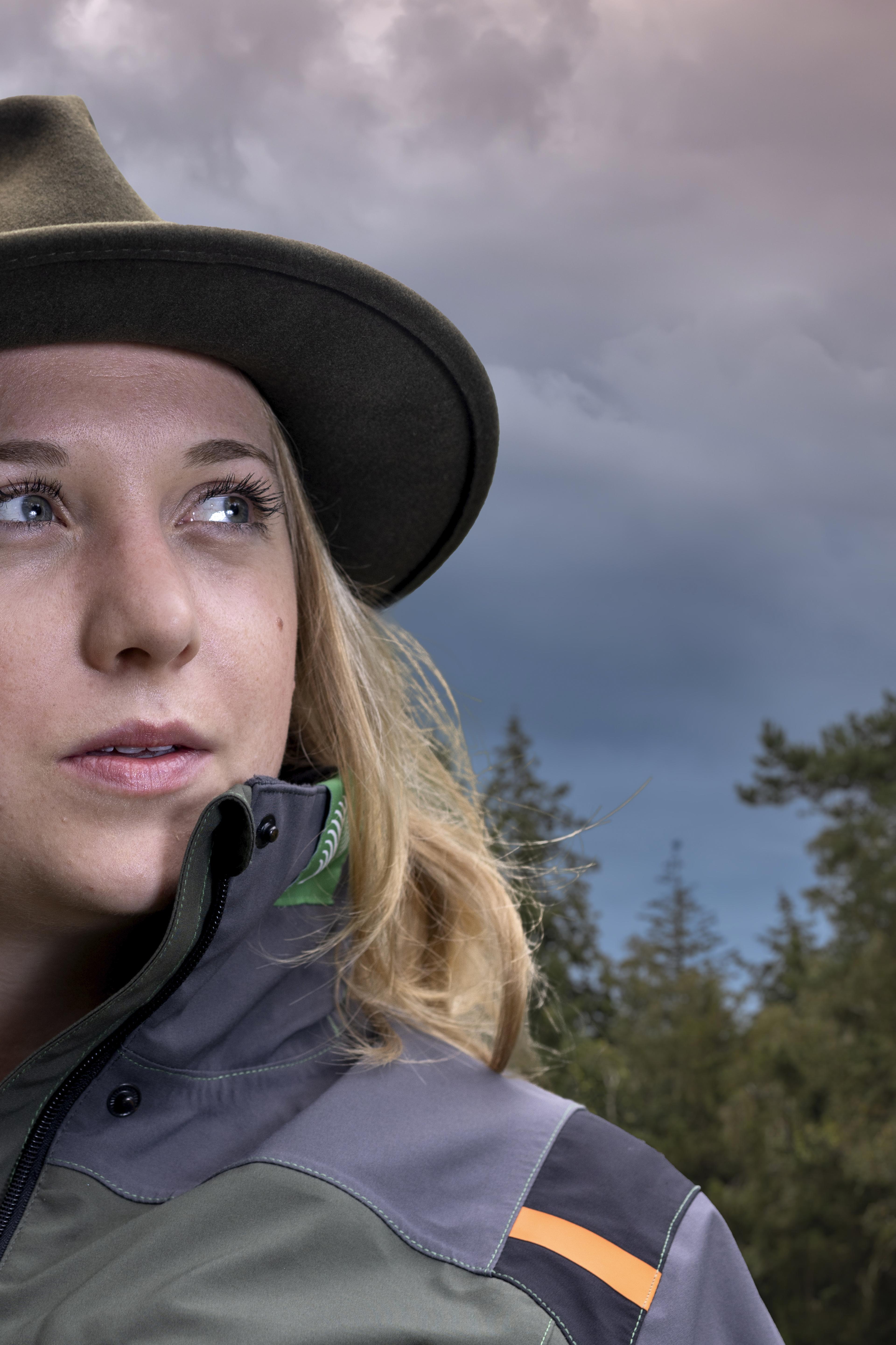 Amy Zeeman, boswachter bij Staatsbosbeheer