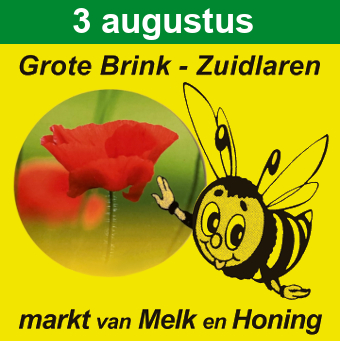 marktbord Melk en Honing