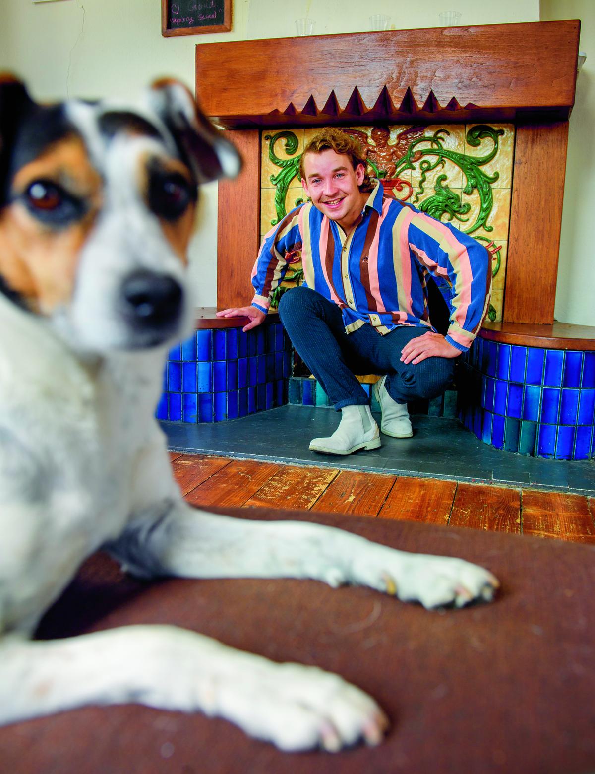 Sebastiaan en hond