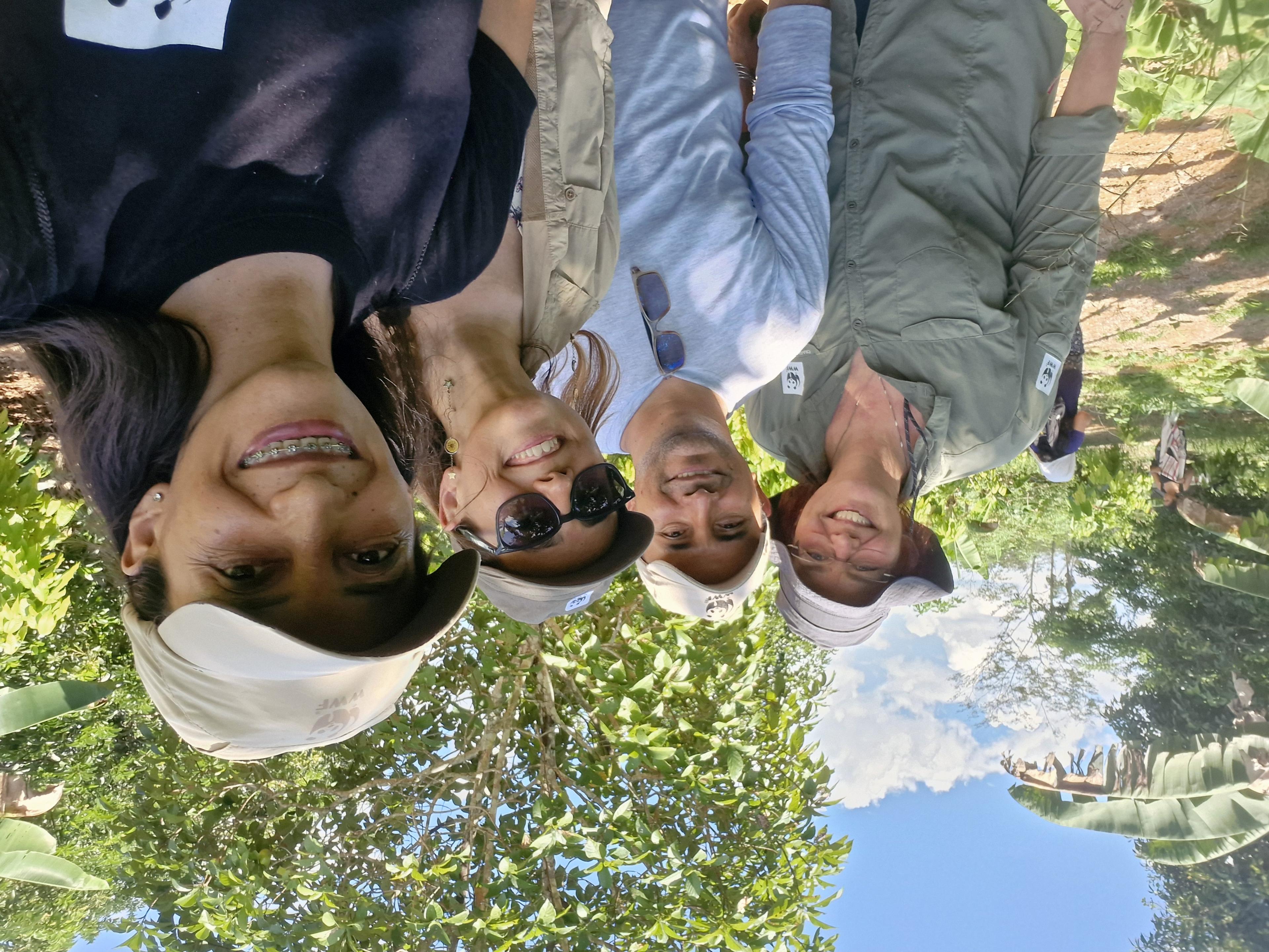 Groepsfoto met de Colombiaanse WWF-collega’s die de workshop hebben georganiseerd