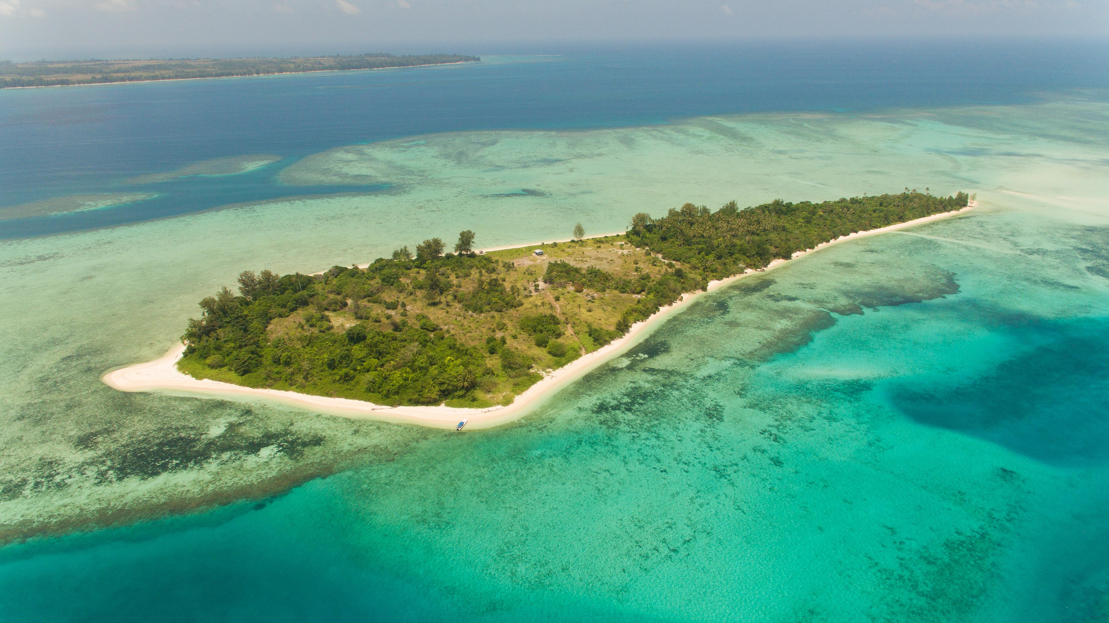 Luchtfoto Tiga eiland