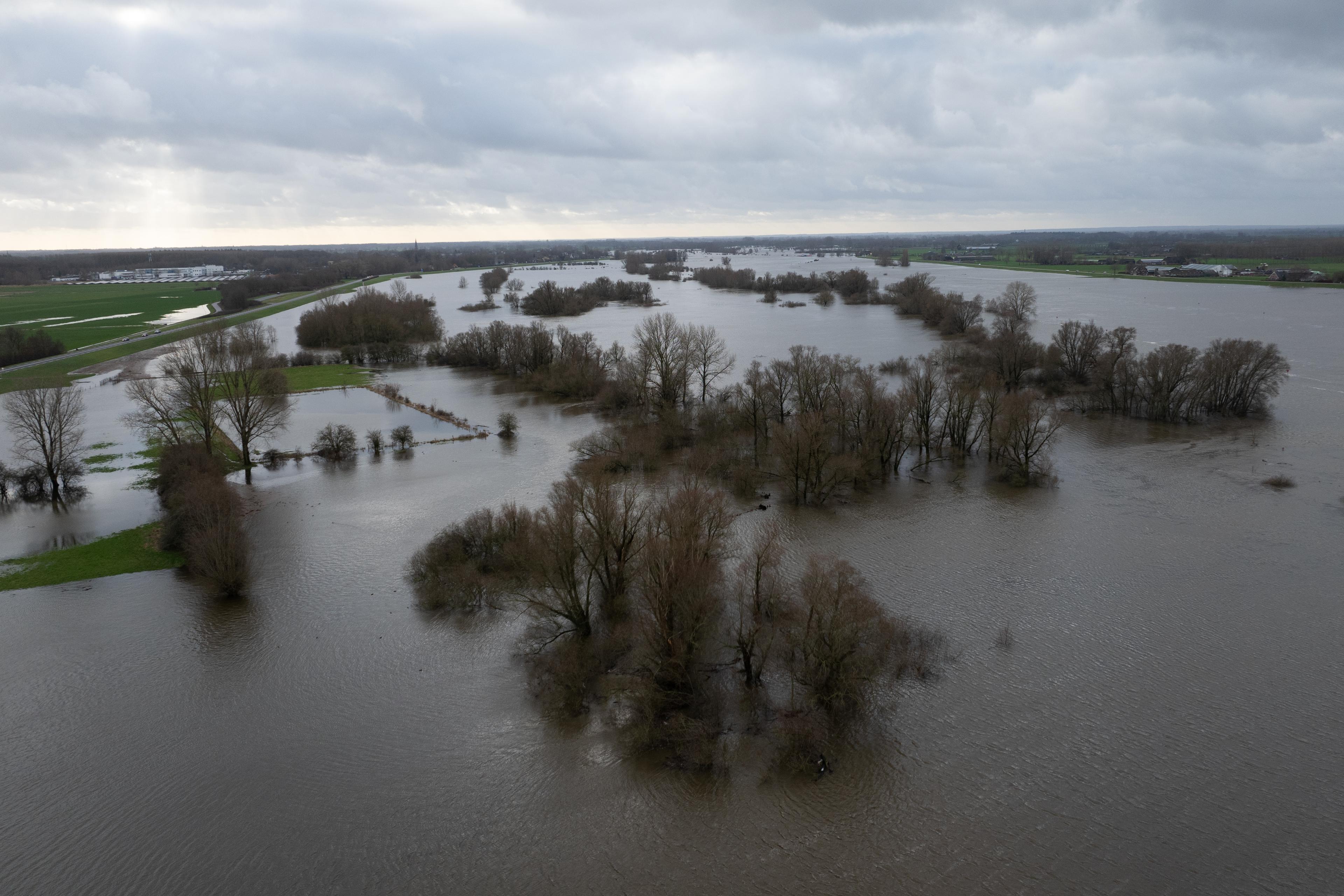 IJssel buiten haar oevers