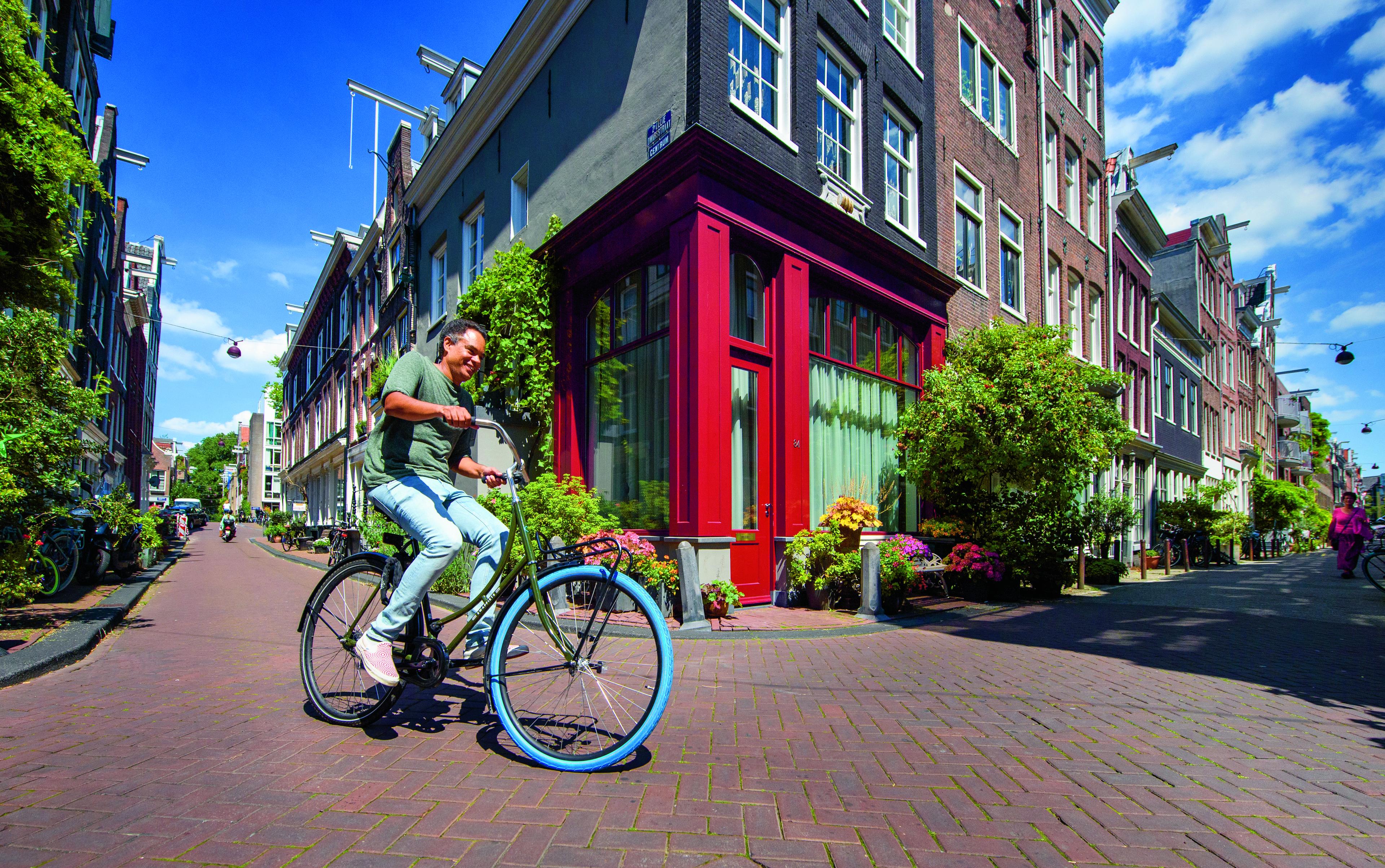 Mark Mackintosh op de fiets