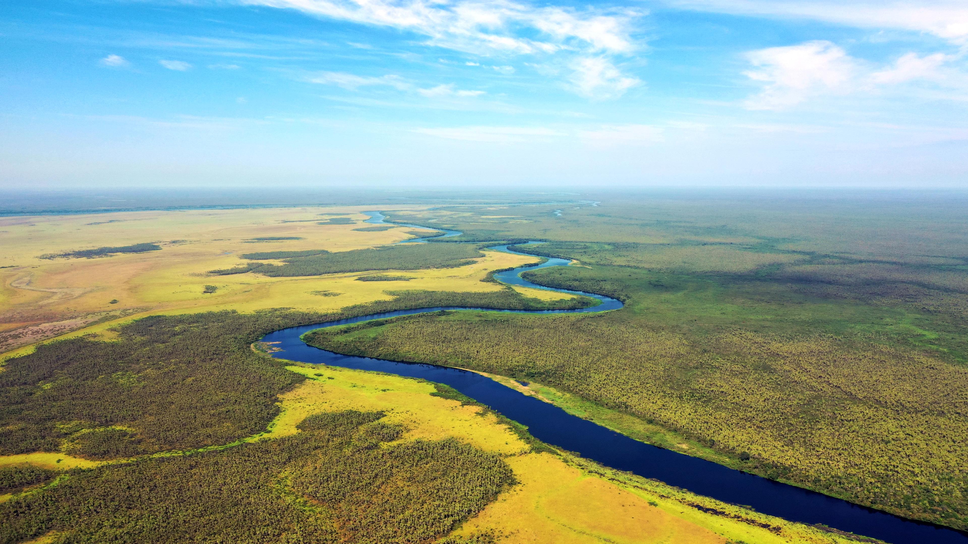 Uitzicht over de Pantanal