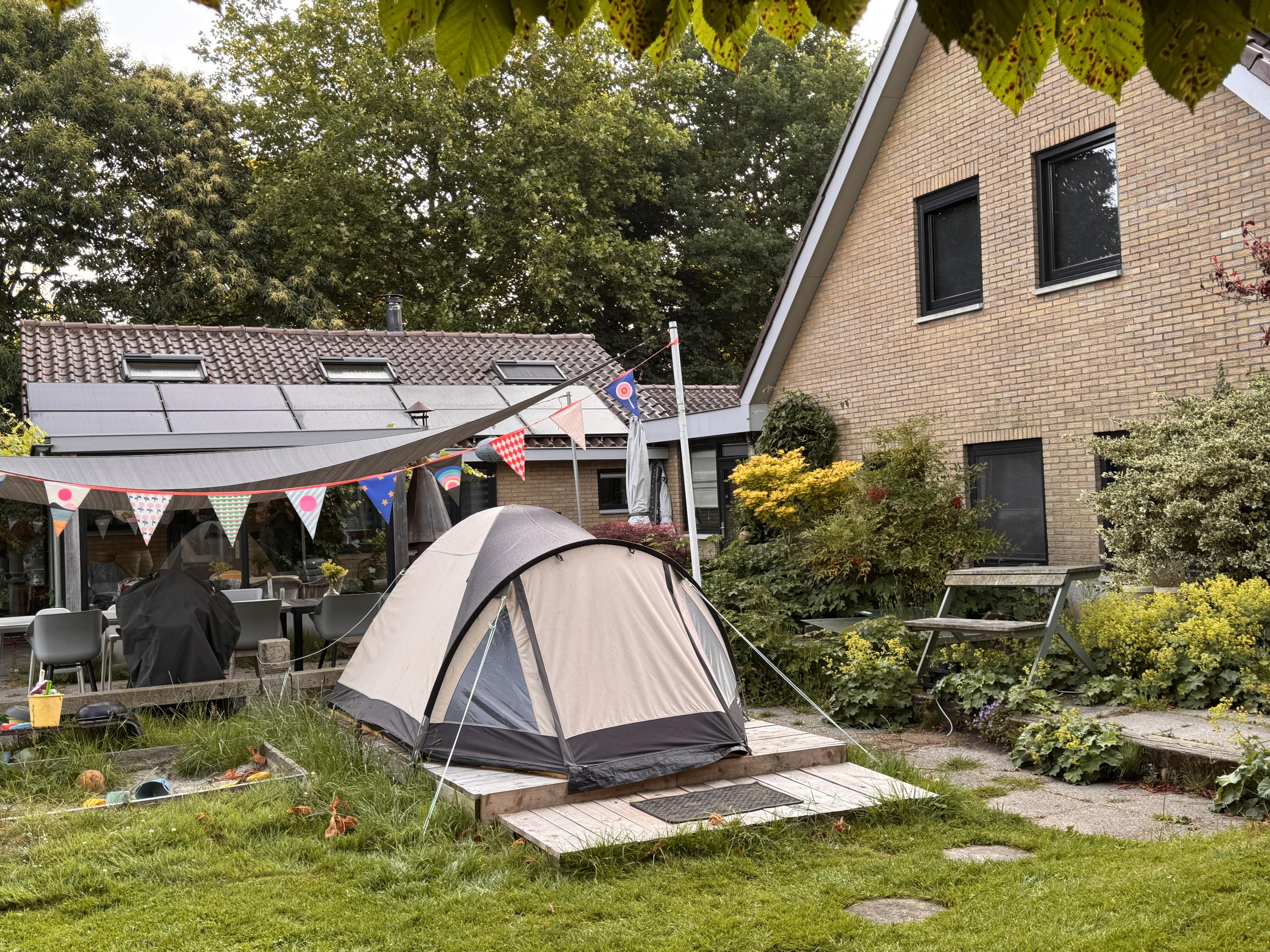 De tent van Nora waar ze 365 in geslapen heeft