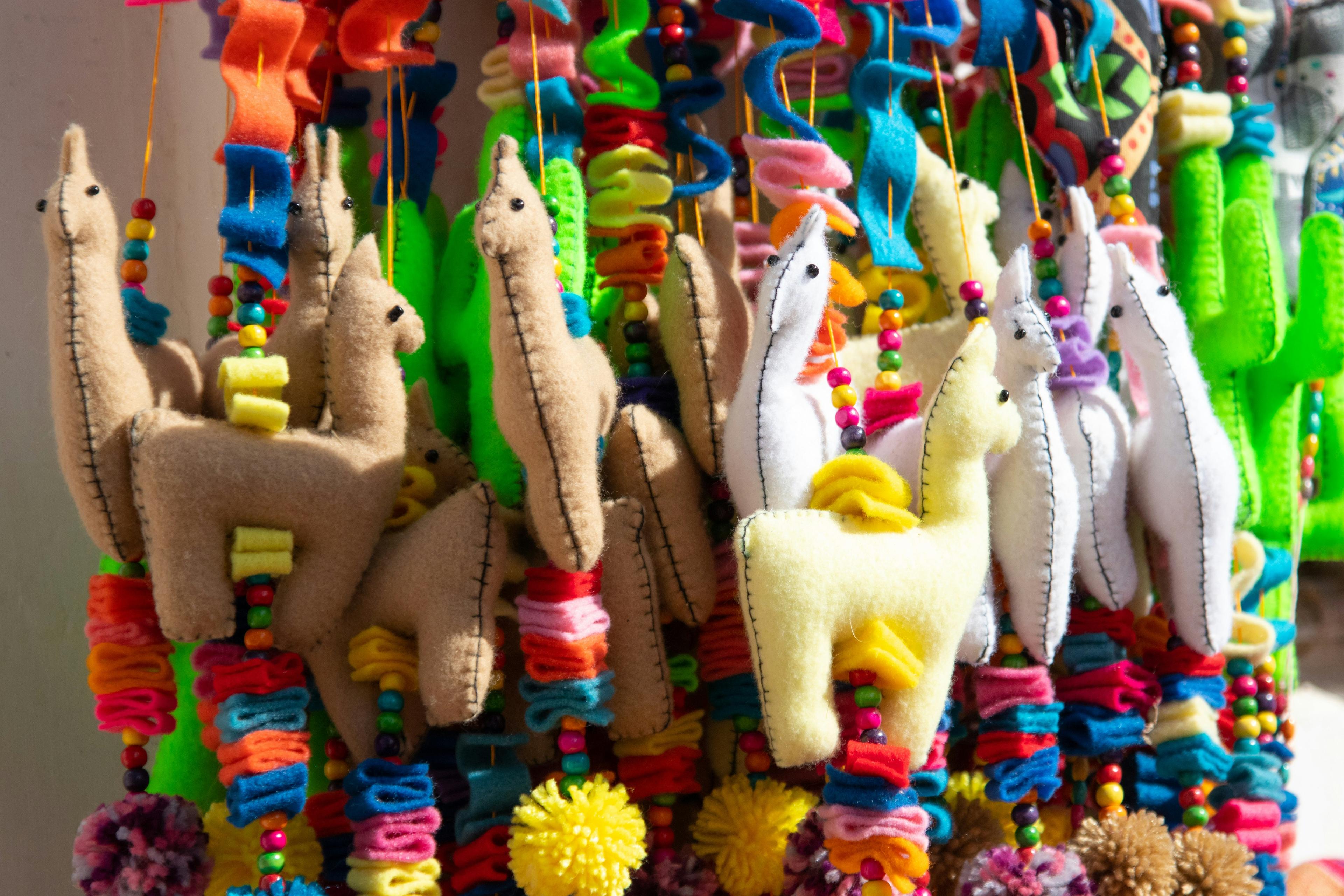 Knuffelbeestjes lama's