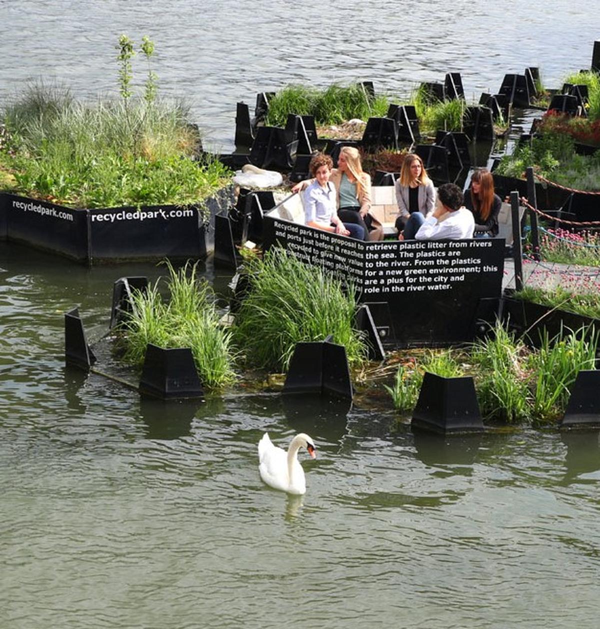 Recycled Park in Rotterdam