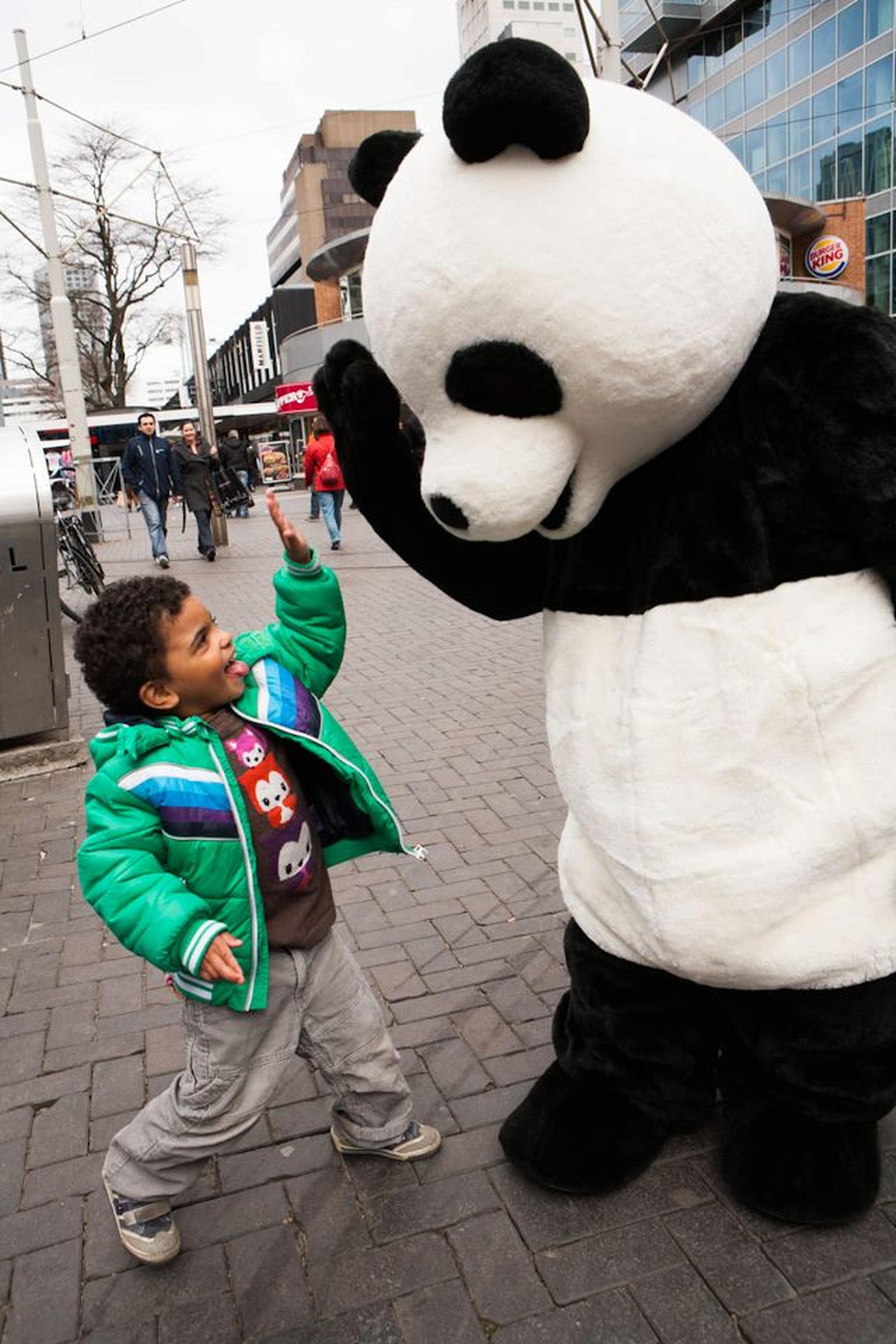 WWF-panda in Rotterdam