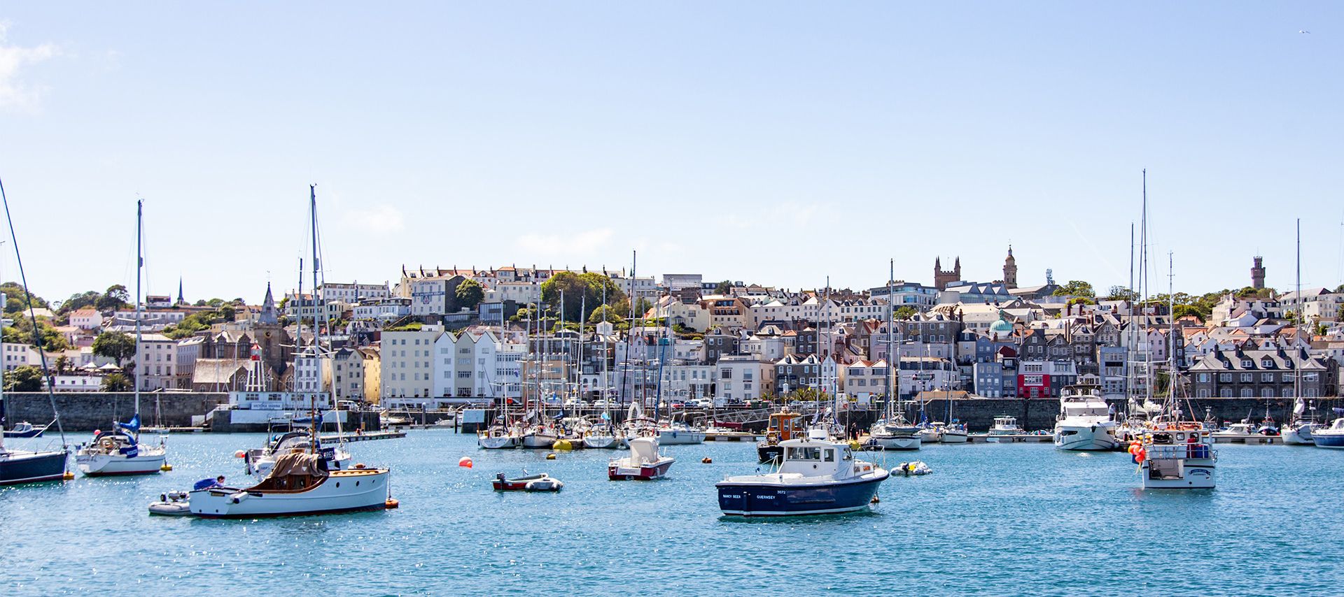 St Peter Port in Guernsey