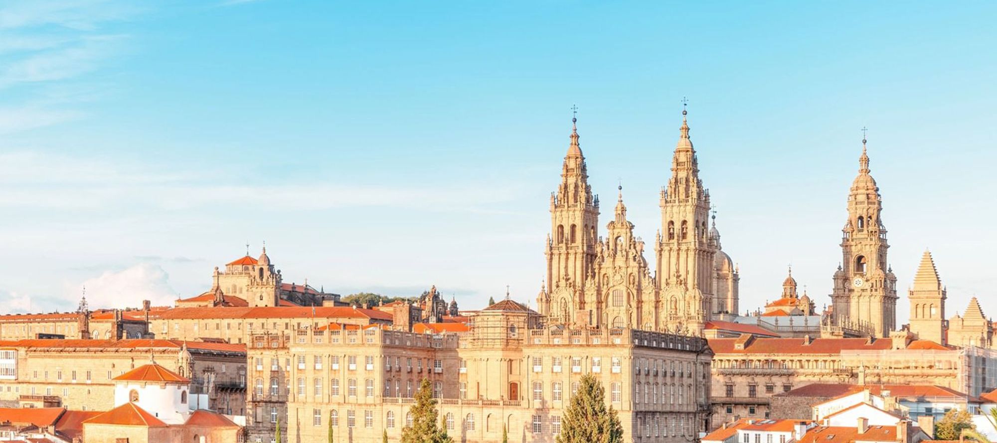Santiago de Compostela panorama cityscape