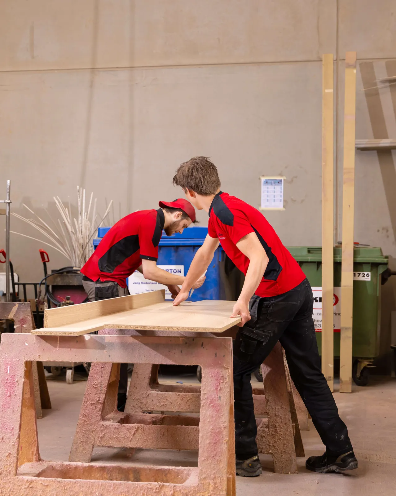 Een vast team die elkaars werk kent.