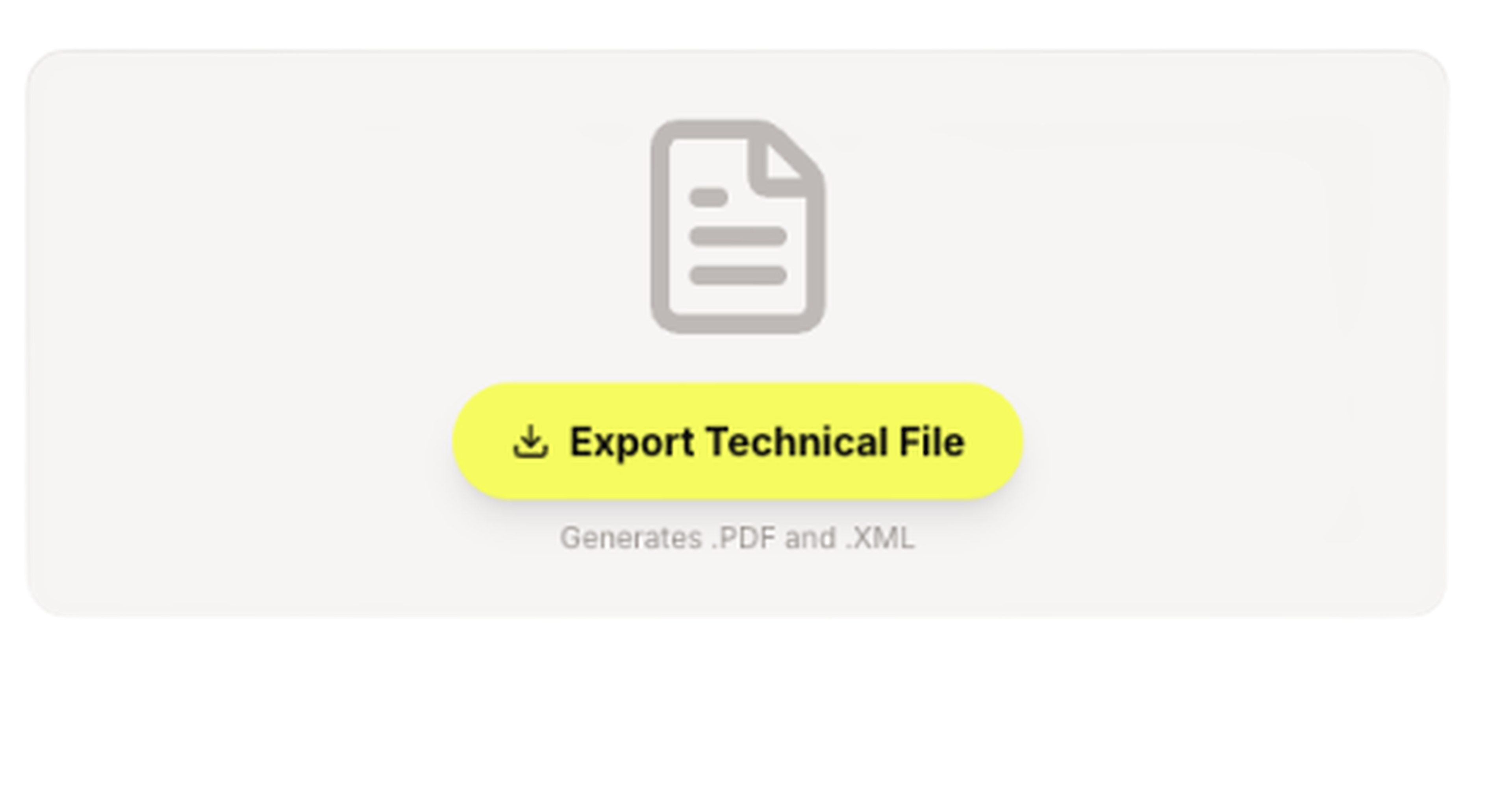 ASAP technical documentation export panel showing automated report generation for safety assessment files