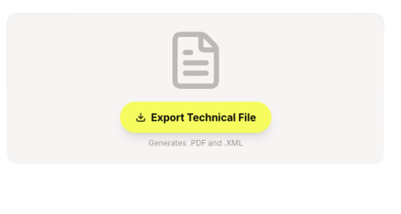 ASAP technical documentation export panel showing automated report generation for safety assessment files